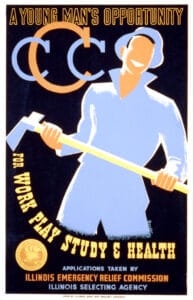 Ccc Poster 1935 - Minnesota Wildlife Federation